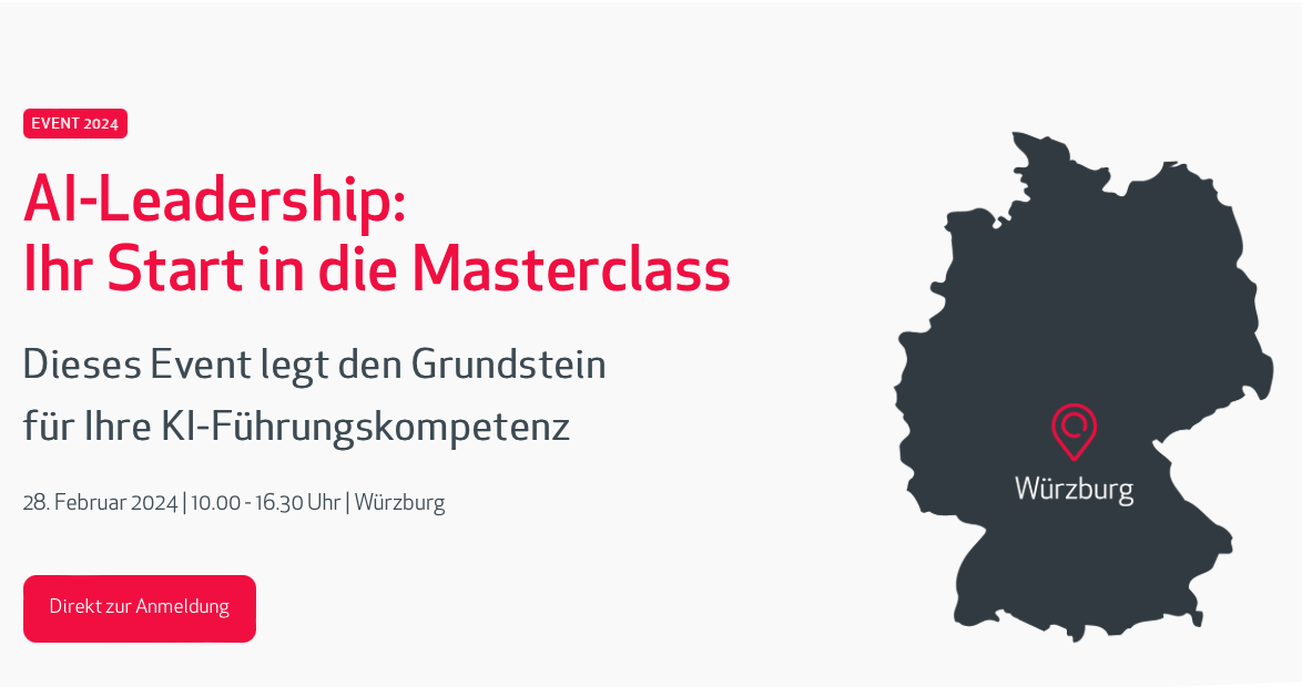 AI Leadership Event in Würzburg