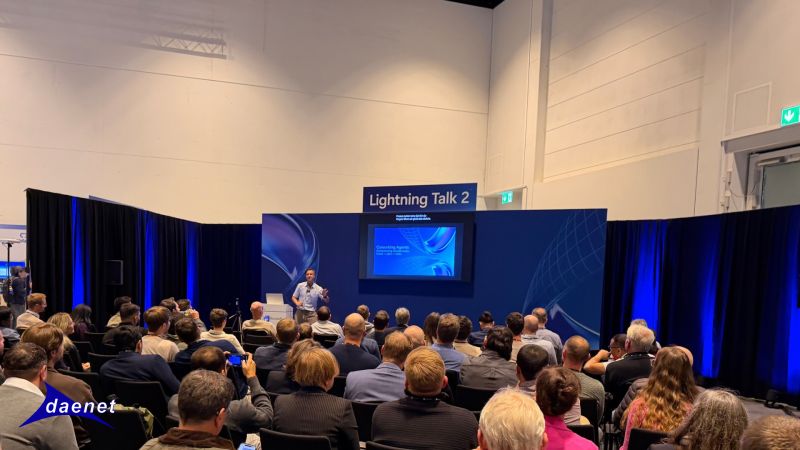 Stage visual from Microsoft's Frontier Tour in Cologne
